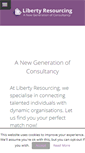 Mobile Screenshot of libertyresourcing.co.uk